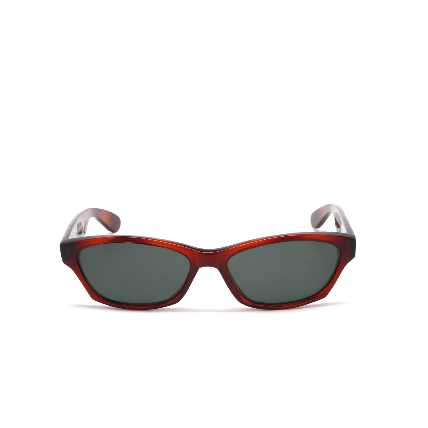 Deadstock Original Rectangular Wayfarer Frame Sunglasses - Tortoise Red