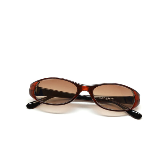 Vintage 90s Deadstock Nimbus Transparent Oval Sunglasses - Red