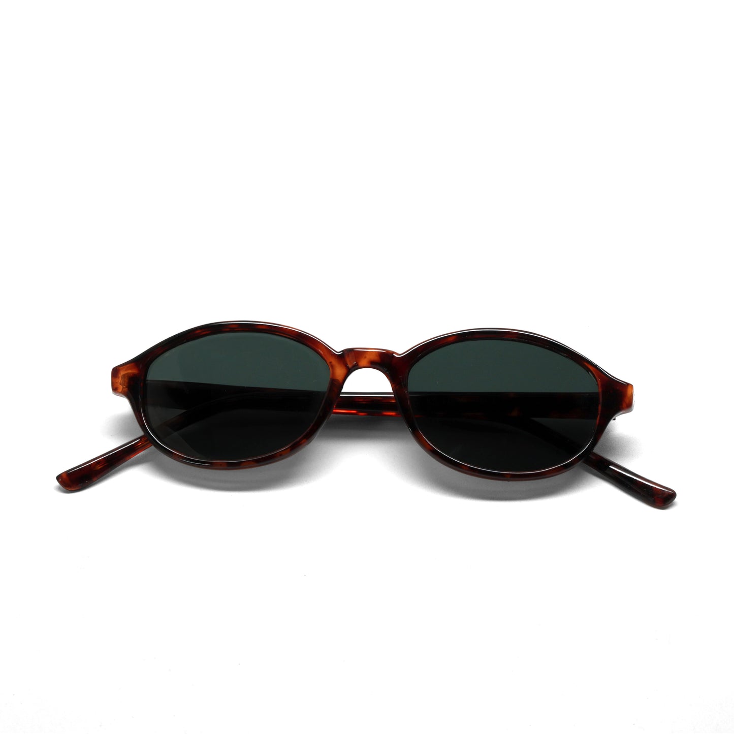LIMITED //Style 448// Deluxe Vintage 90s Deadstock Standard Oval Sunglasses - Tortoise