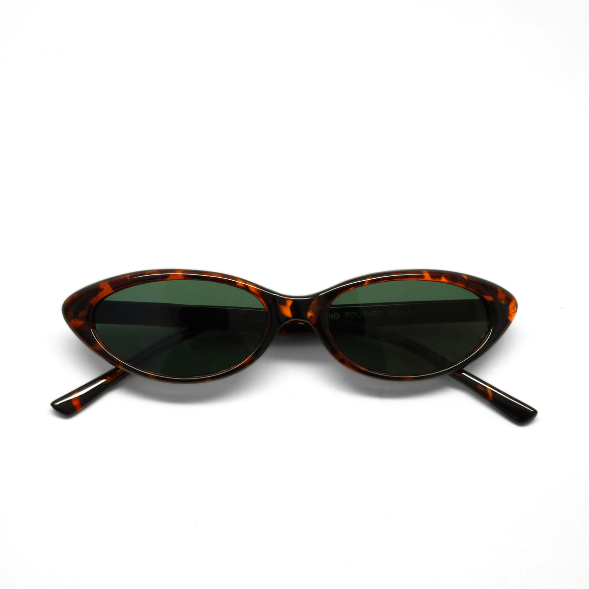 //Style 619// Classic 90s Oval Frame Sunglasses - Tortoise