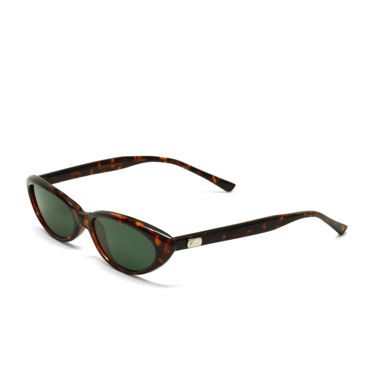 //Style 619// Classic 90s Oval Frame Sunglasses - Tortoise
