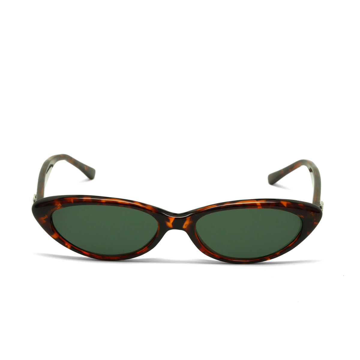 //Style 619// Classic 90s Oval Frame Sunglasses - Tortoise