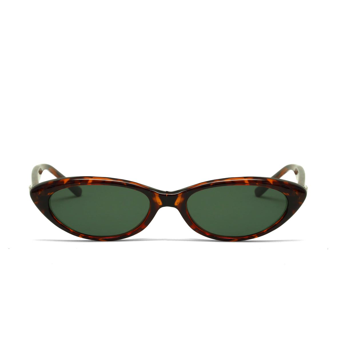 //Style 619// Classic 90s Oval Frame Sunglasses - Tortoise