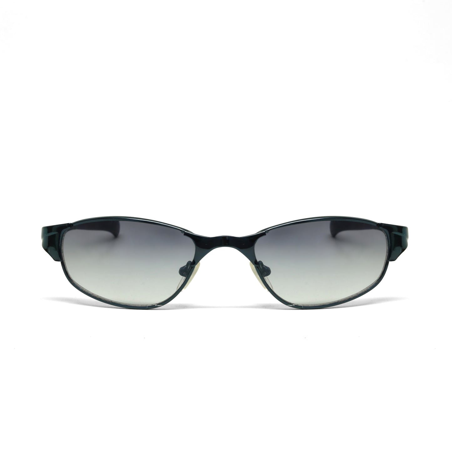 //Style 948// Vintage Small Size 90s Cyber Era Sunglasses - Midnight Blue