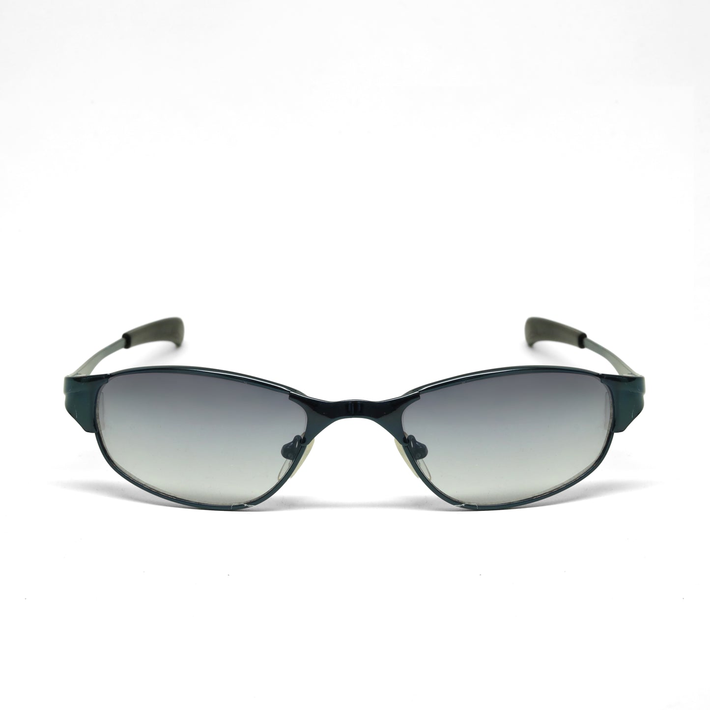 //Style 948// Vintage Small Size 90s Cyber Era Sunglasses - Midnight Blue