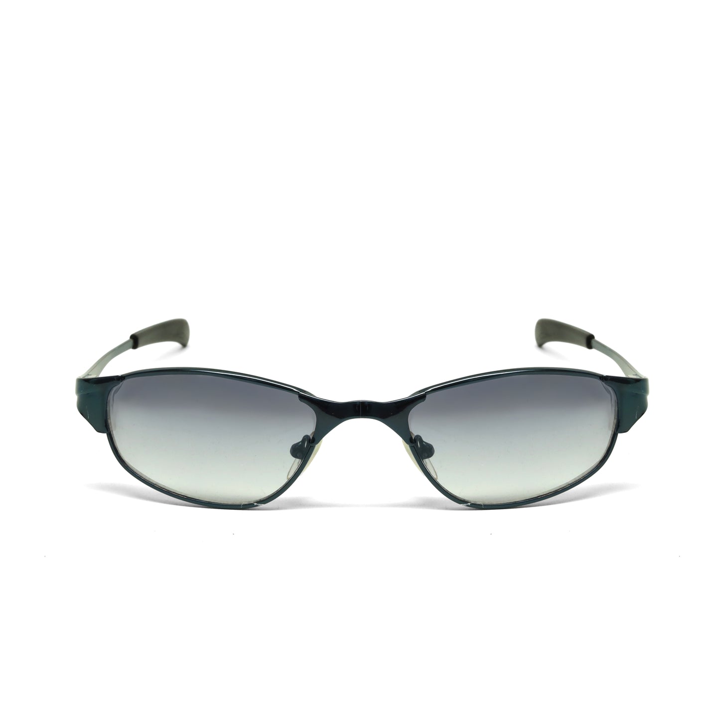 //Style 948// Vintage Small Size 90s Cyber Era Sunglasses - Midnight Blue