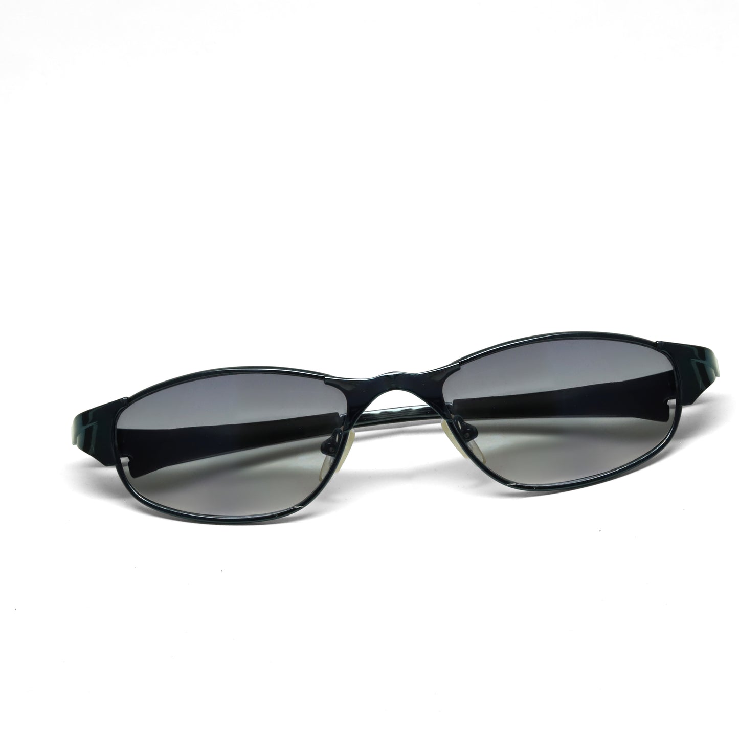 //Style 948// Vintage Small Size 90s Cyber Era Sunglasses - Midnight Blue
