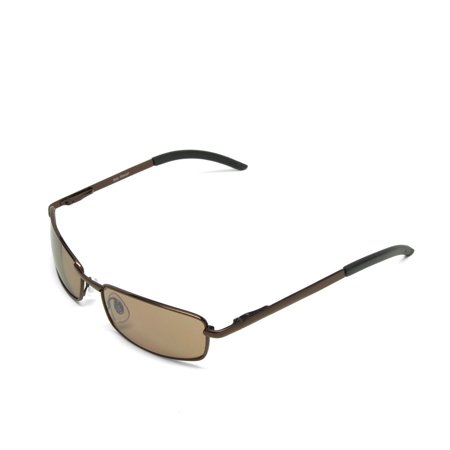 //Style 2207// True Vintage Wire Bronze Brown Rectangle Frame Sunglasses