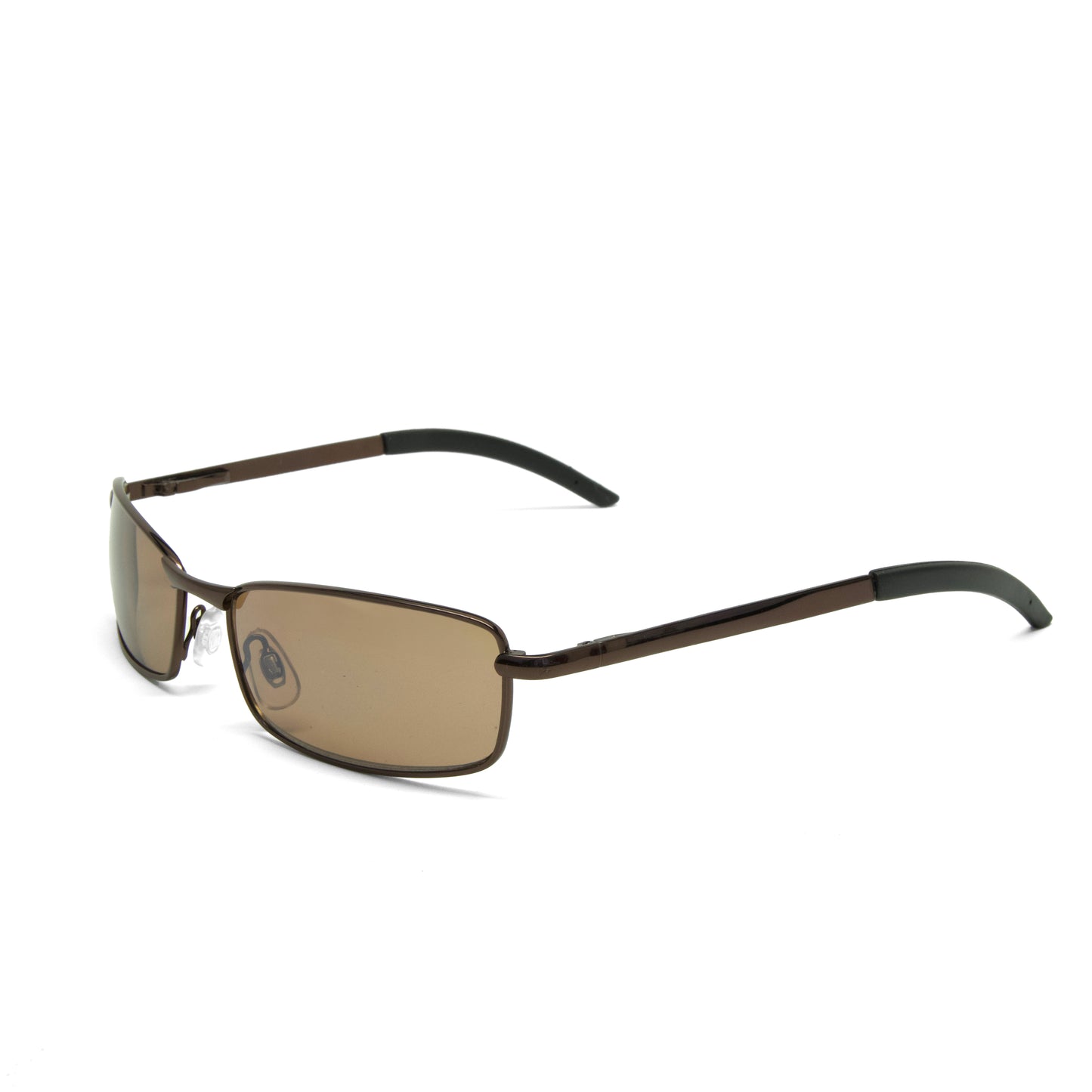 //Style 2207// True Vintage Wire Bronze Brown Rectangle Frame Sunglasses