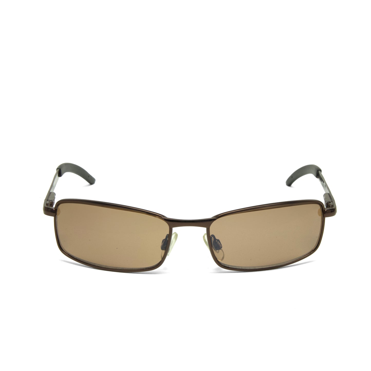 //Style 2207// True Vintage Wire Bronze Brown Rectangle Frame Sunglasses