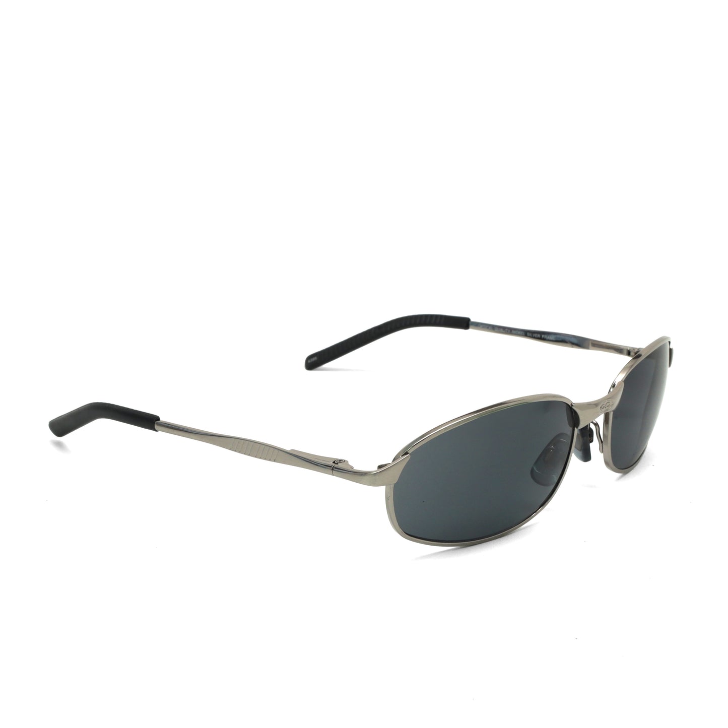 //Style 395// Vintage Standard 1997 Wire Oval Frame Sunglasses - Grey