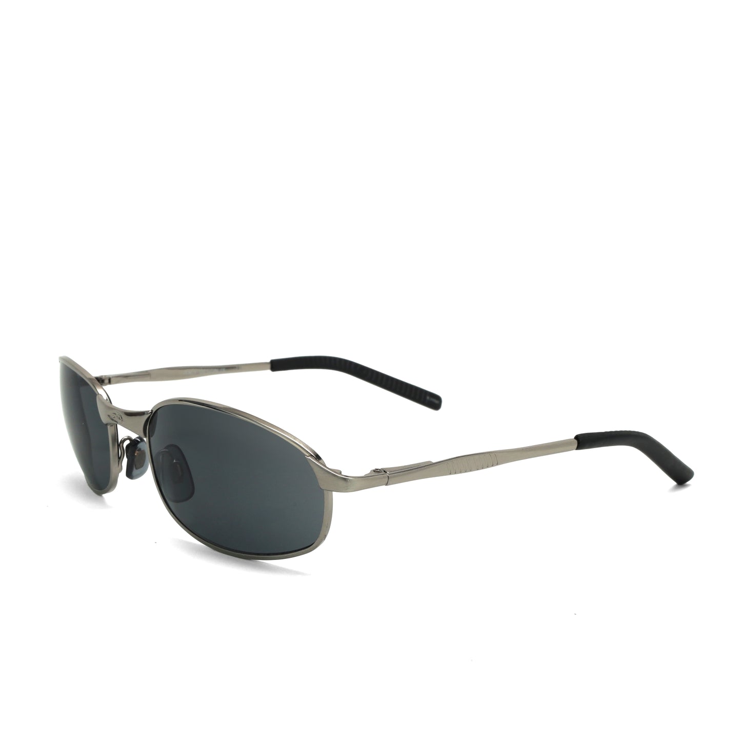 //Style 395// Vintage Standard 1997 Wire Oval Frame Sunglasses - Grey