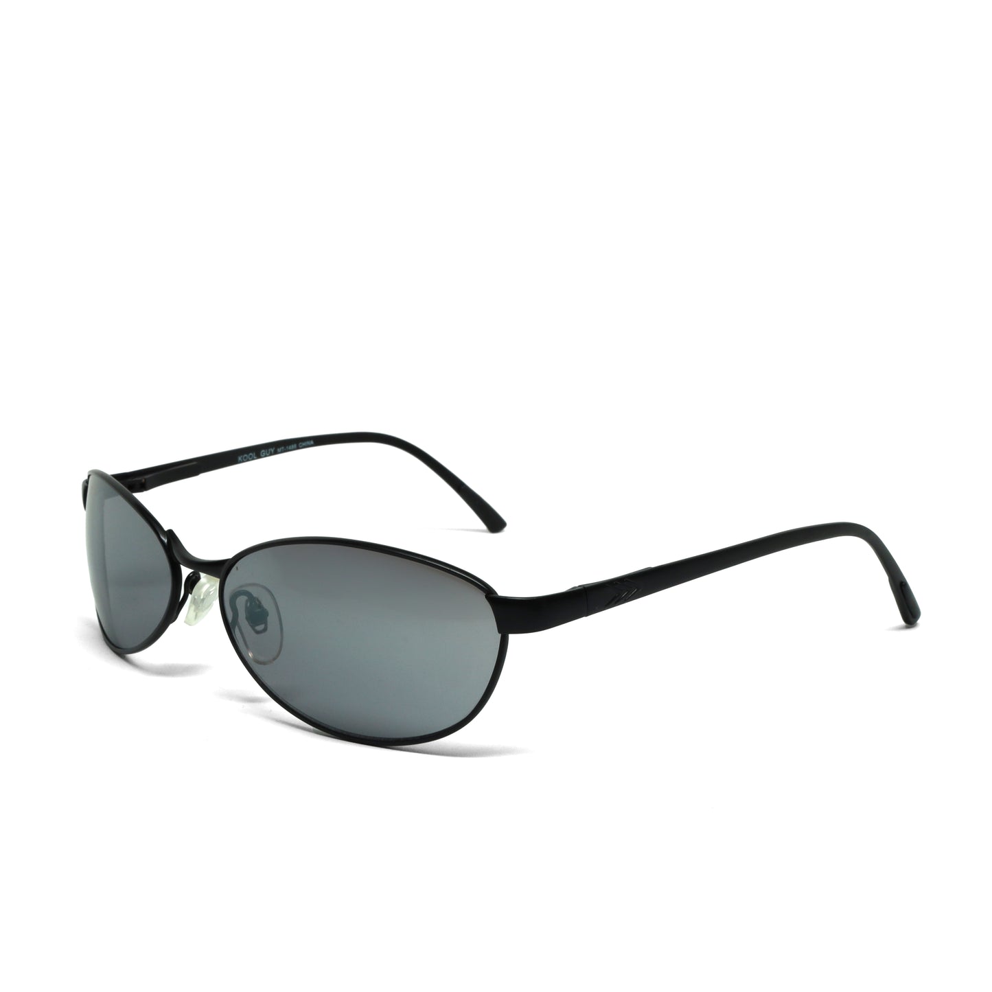 //Style 486// Classic Vintage Late 90s Wire Oval Sunglasses - Black