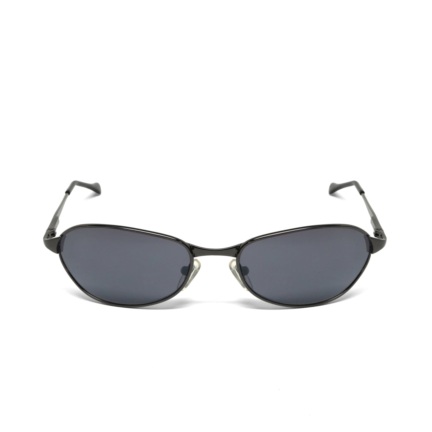 //Style 048// Classic Vintage Late 90s Wire Oval Sunglasses - Grey