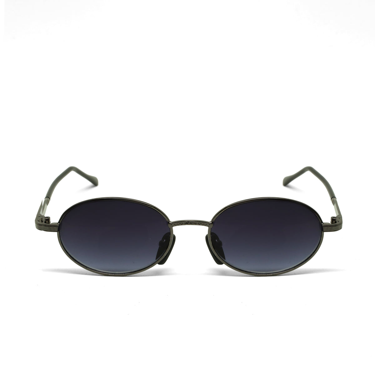 //Style 24// Vintage 90s Standard Wire Oval Sunglasses - Grey