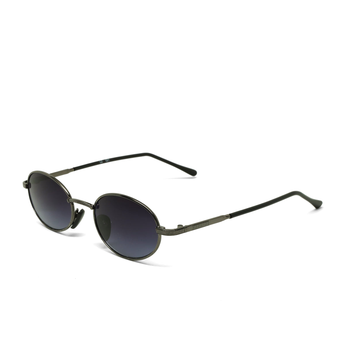 //Style 24// Vintage 90s Standard Wire Oval Sunglasses - Grey