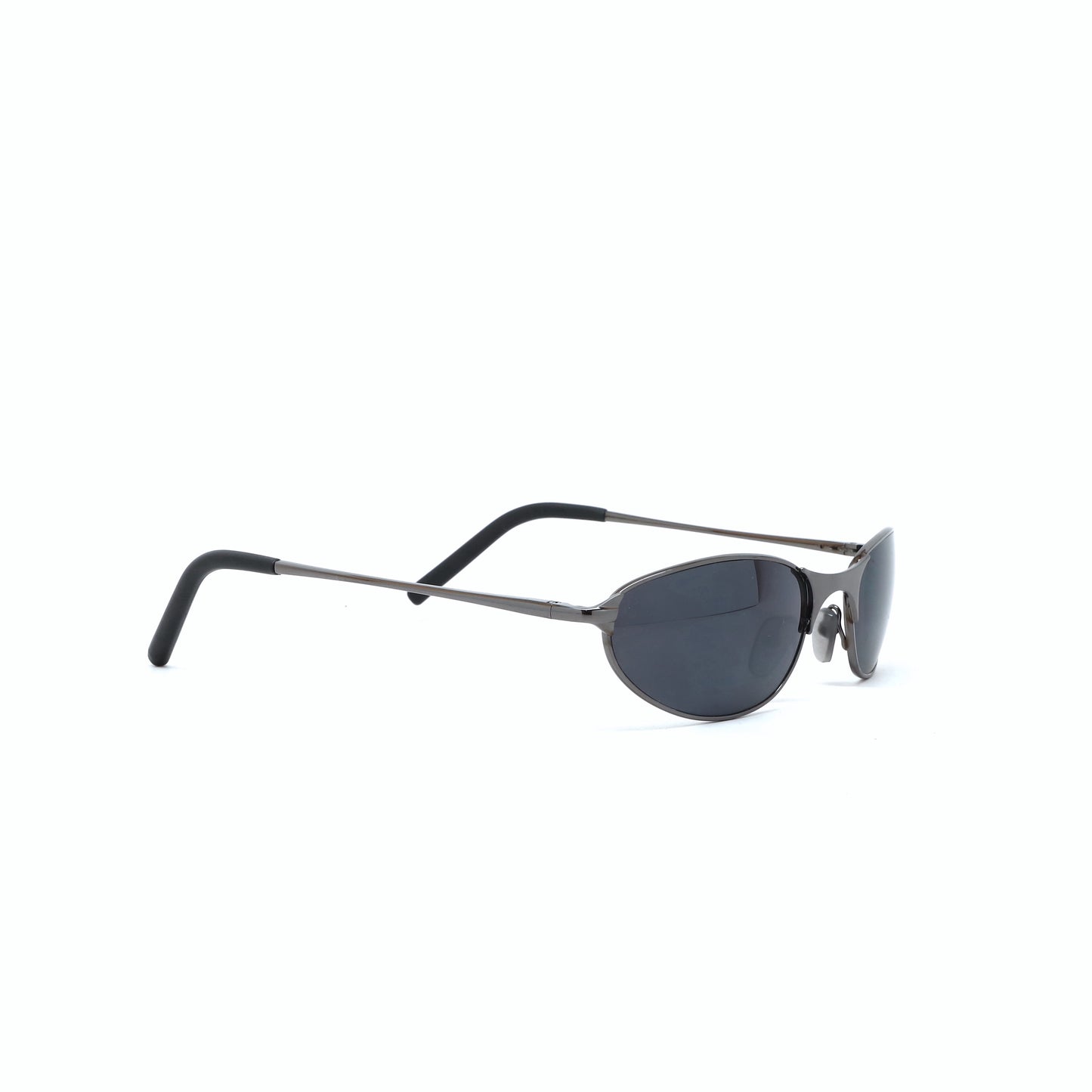 Vintage 1997 Neo Matrix Wire Frame Sunglasses - Grey