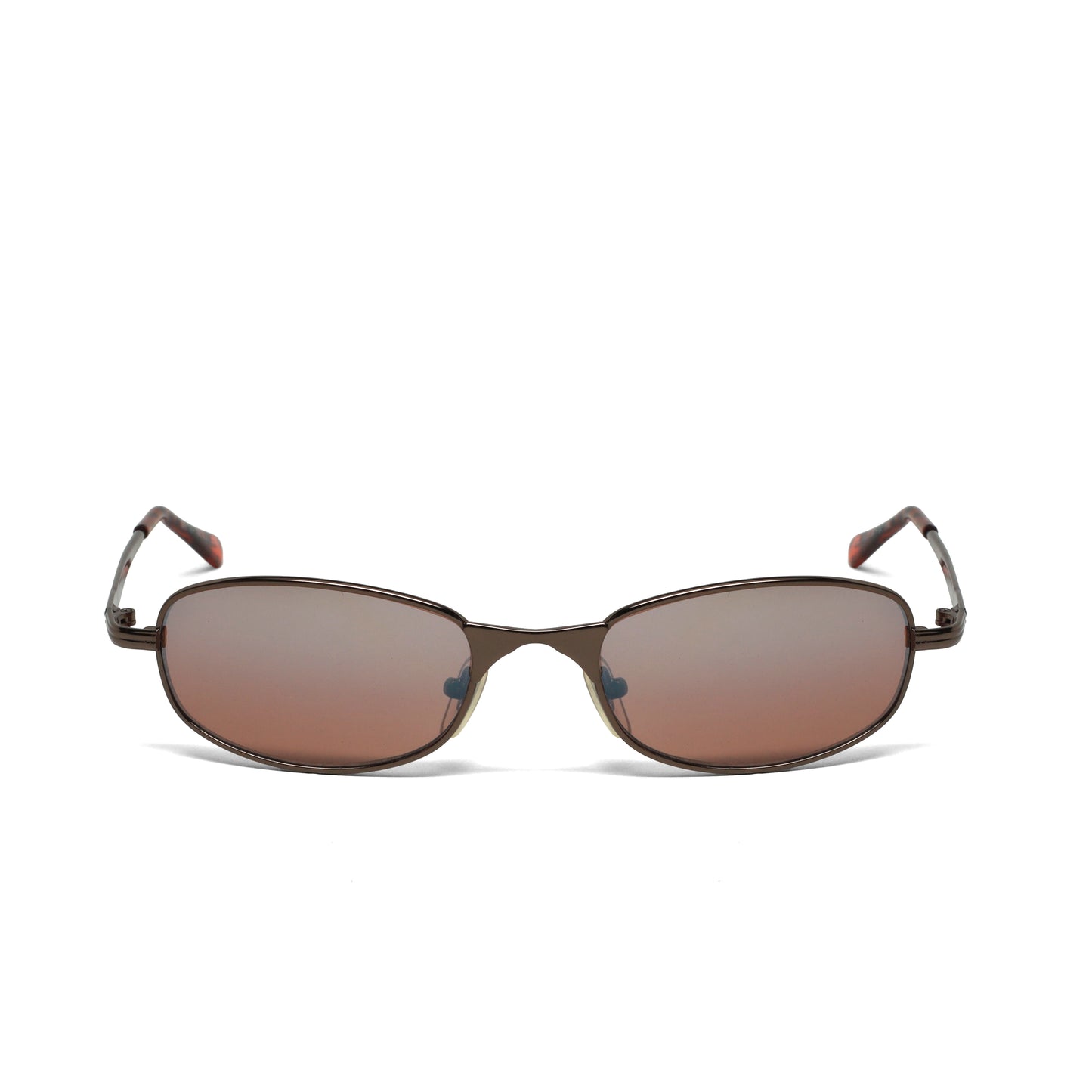 //Style 971// Vintage Deadstock Iridescent Lens Wire Oval Sunglasses w/Reflective Lenses