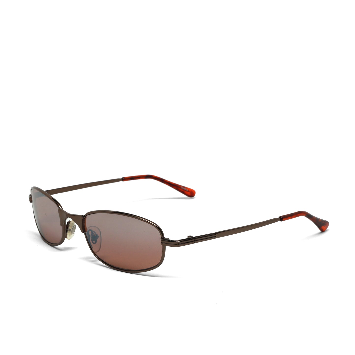 //Style 971// Vintage Deadstock Iridescent Lens Wire Oval Sunglasses w/Reflective Lenses