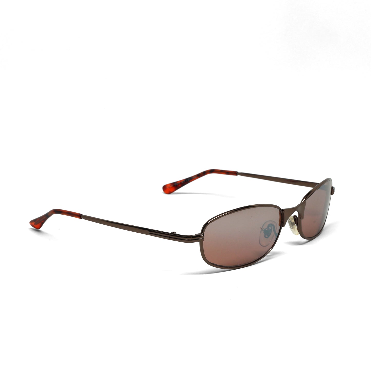 //Style 971// Vintage Deadstock Iridescent Lens Wire Oval Sunglasses w/Reflective Lenses