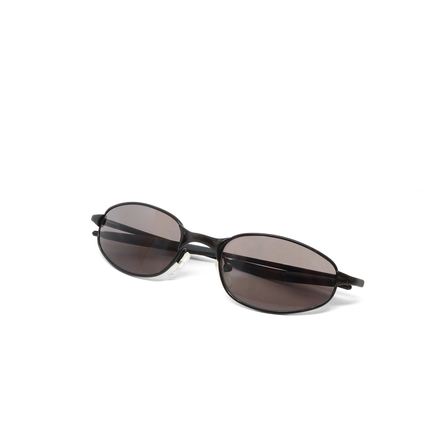 Vintage Small Size 90s Matrix Style Sunglasses - Black