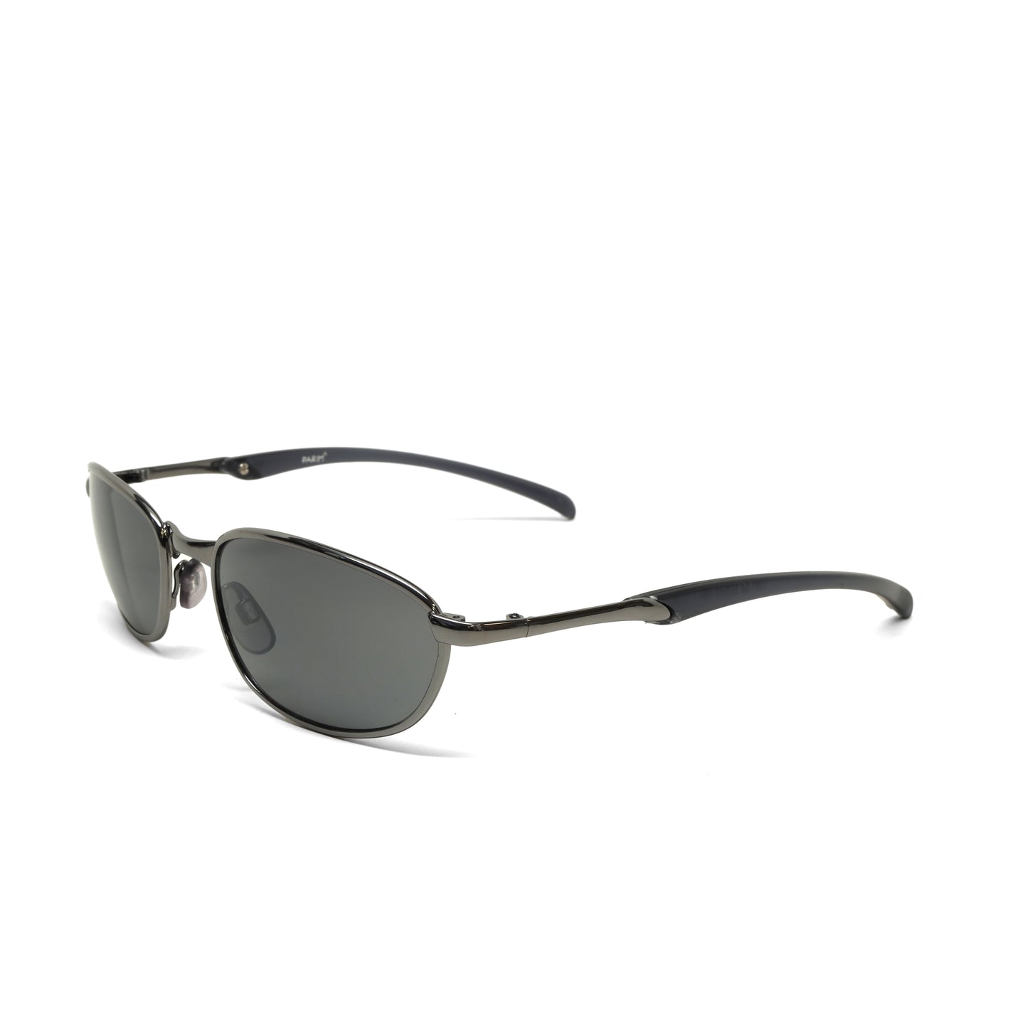 //Style 7281// Original 90s Classic Grey Wire Oval Sunglasses - Grey Wire