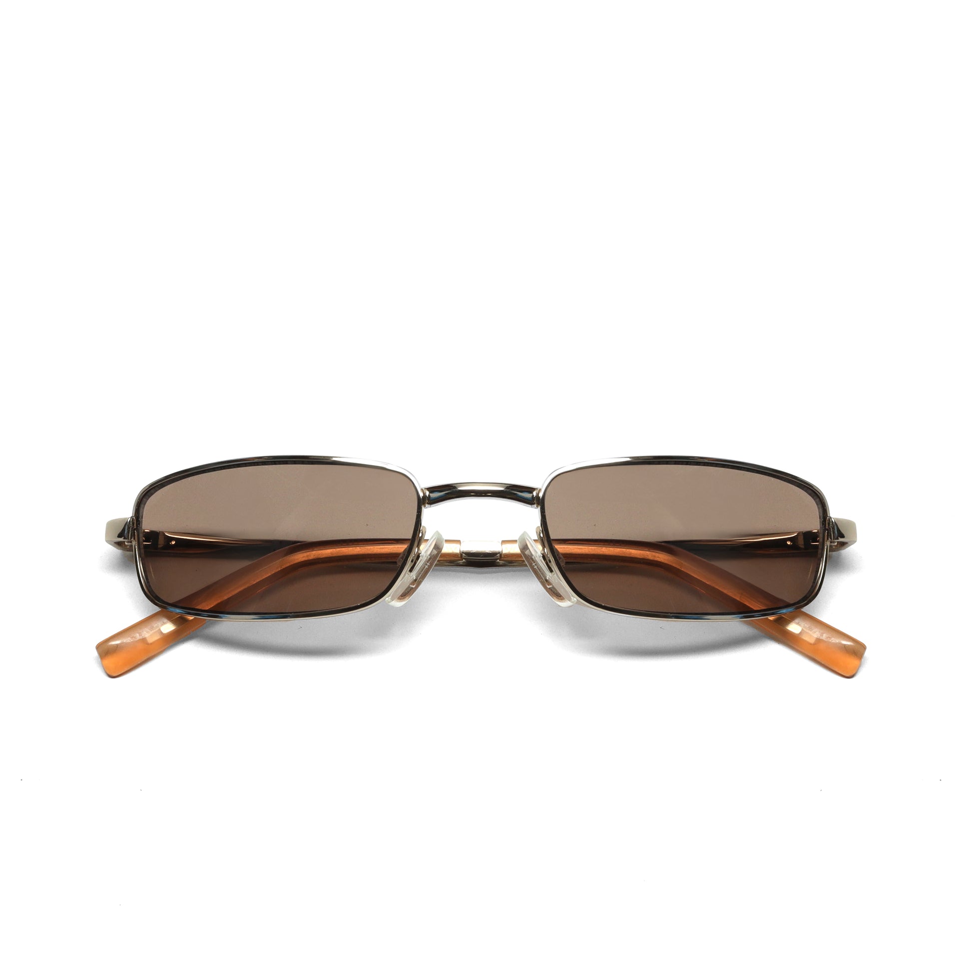 Style 940// Deluxe Vintage 90s Narrow Deadstock Sunglasses Brown