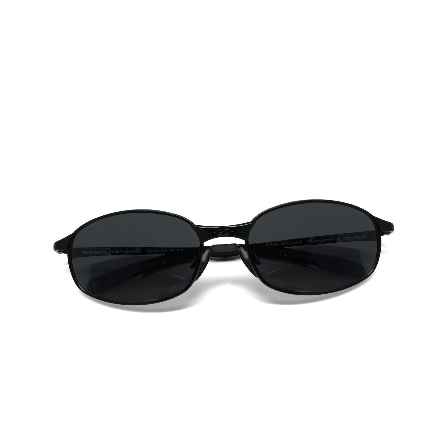 //Style 935// Vintage Standard 1997 Wire Oval Frame Sunglasses - Black