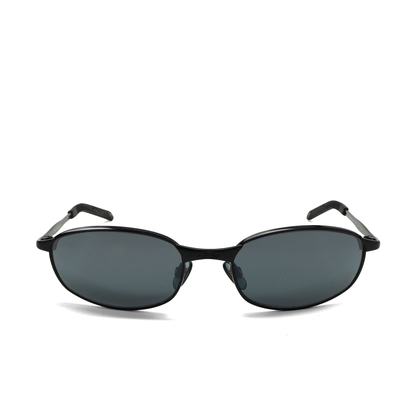 //Style 935// Vintage Standard 1997 Wire Oval Frame Sunglasses - Black