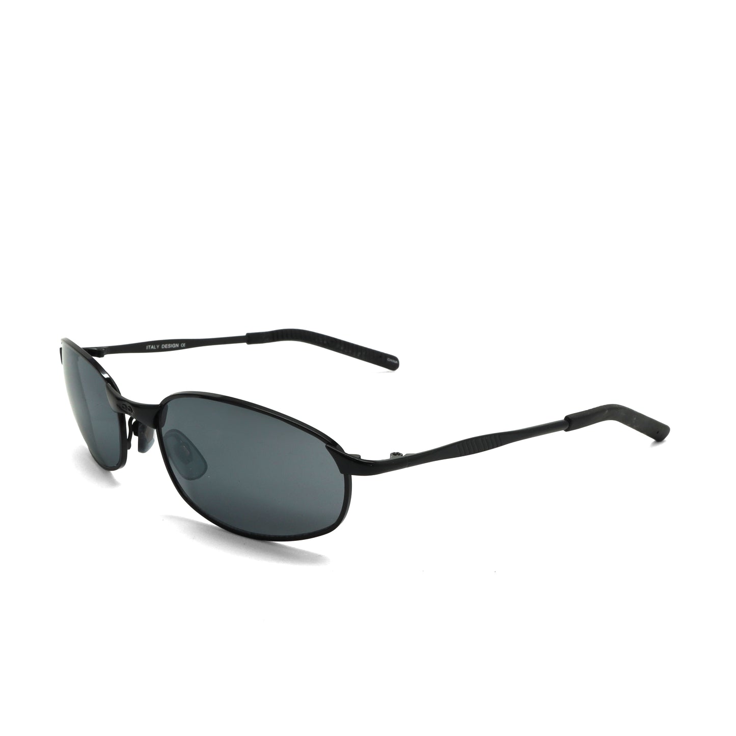 //Style 935// Vintage Standard 1997 Wire Oval Frame Sunglasses - Black