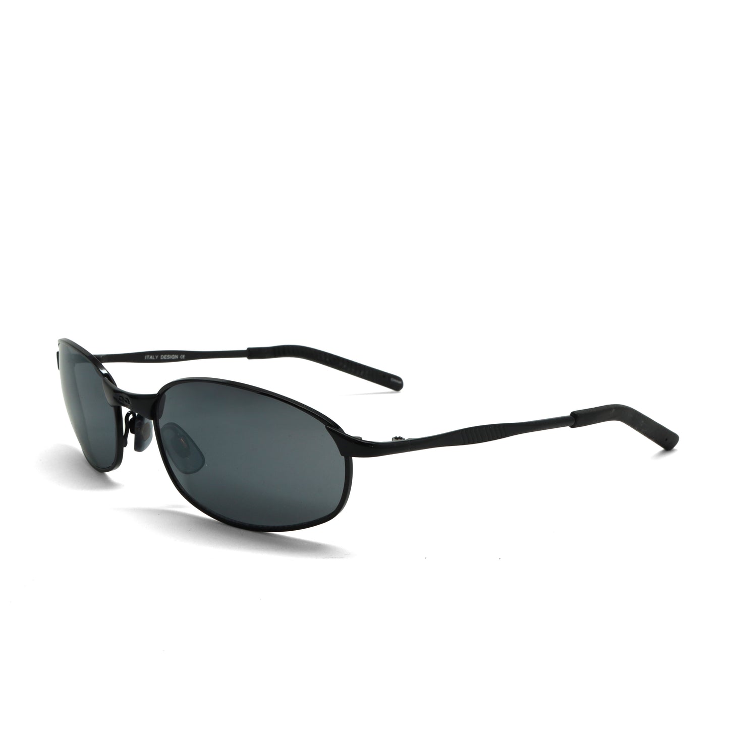 //Style 935// Vintage Standard 1997 Wire Oval Frame Sunglasses - Black