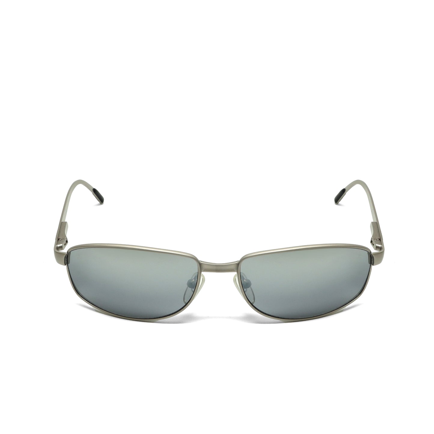 //Style 1485// Vintage 90s Wire Rectangle Sunglasses - Matte Silver