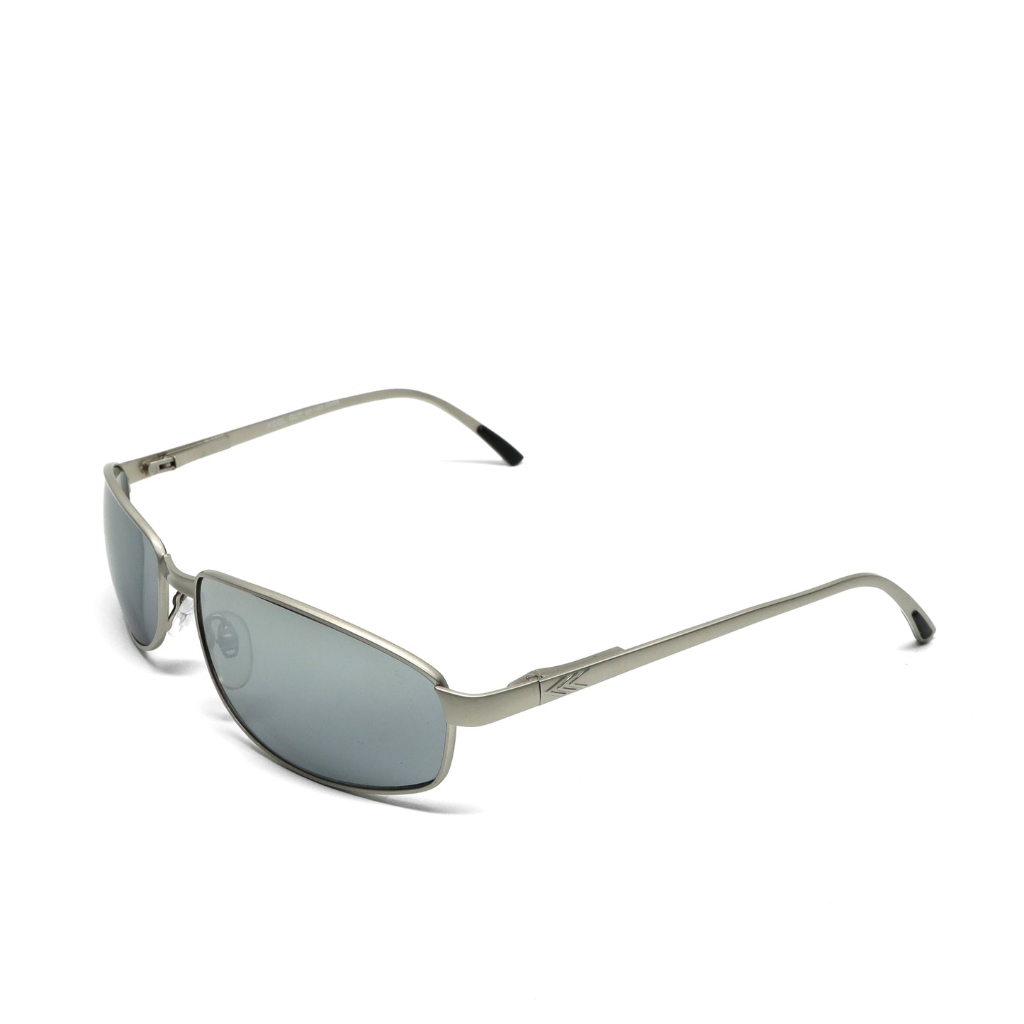 //Style 1485// Vintage 90s Wire Rectangle Sunglasses - Matte Silver