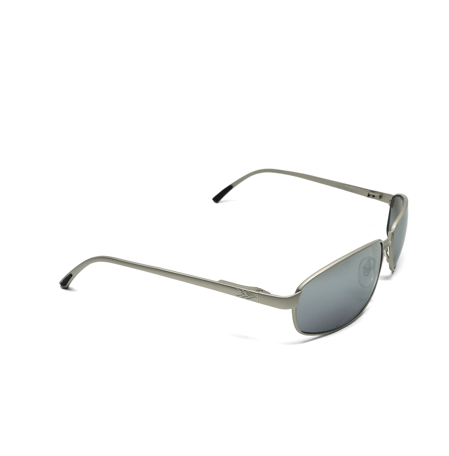 //Style 1485// Vintage 90s Wire Rectangle Sunglasses - Matte Silver