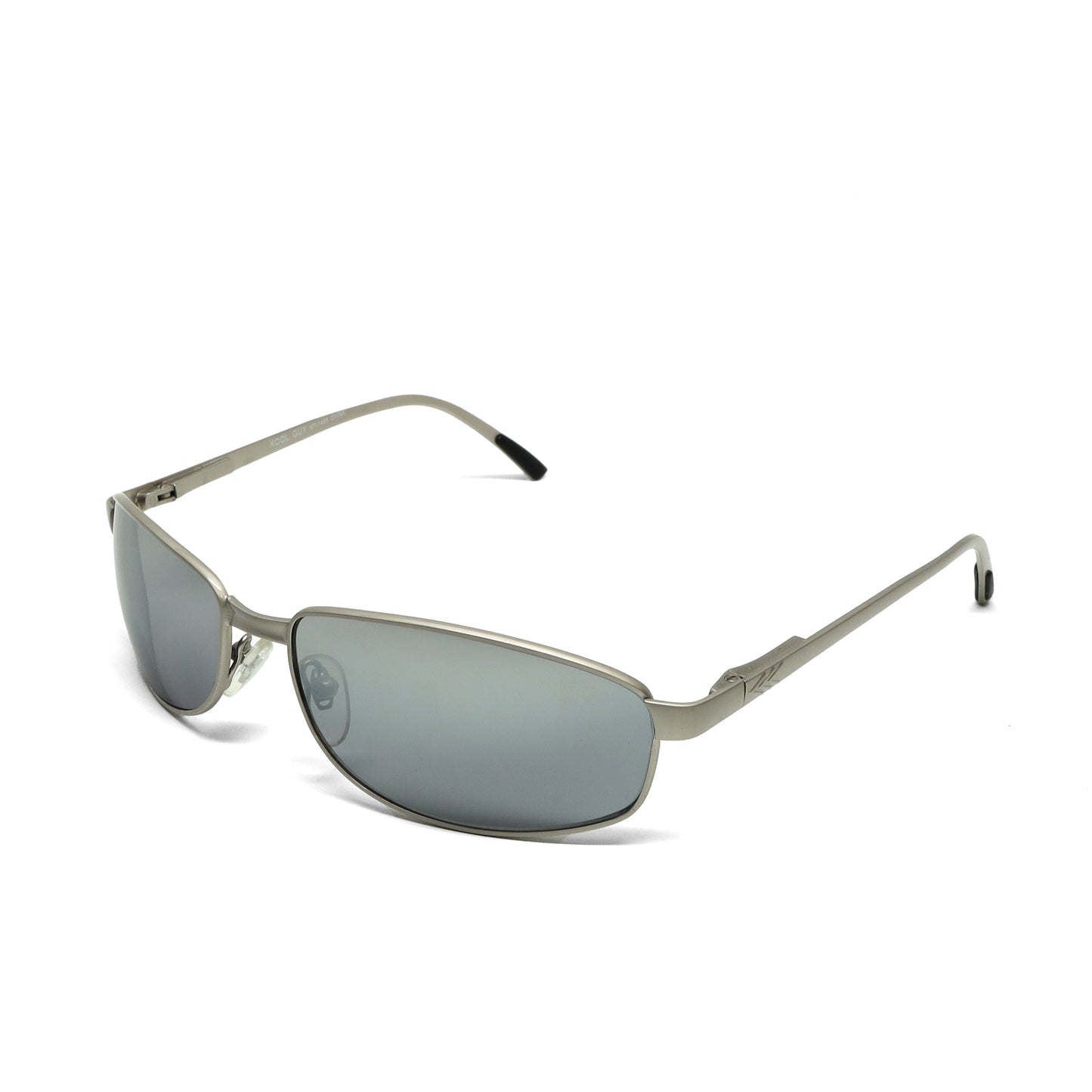 //Style 1485// Vintage 90s Wire Rectangle Sunglasses - Matte Silver