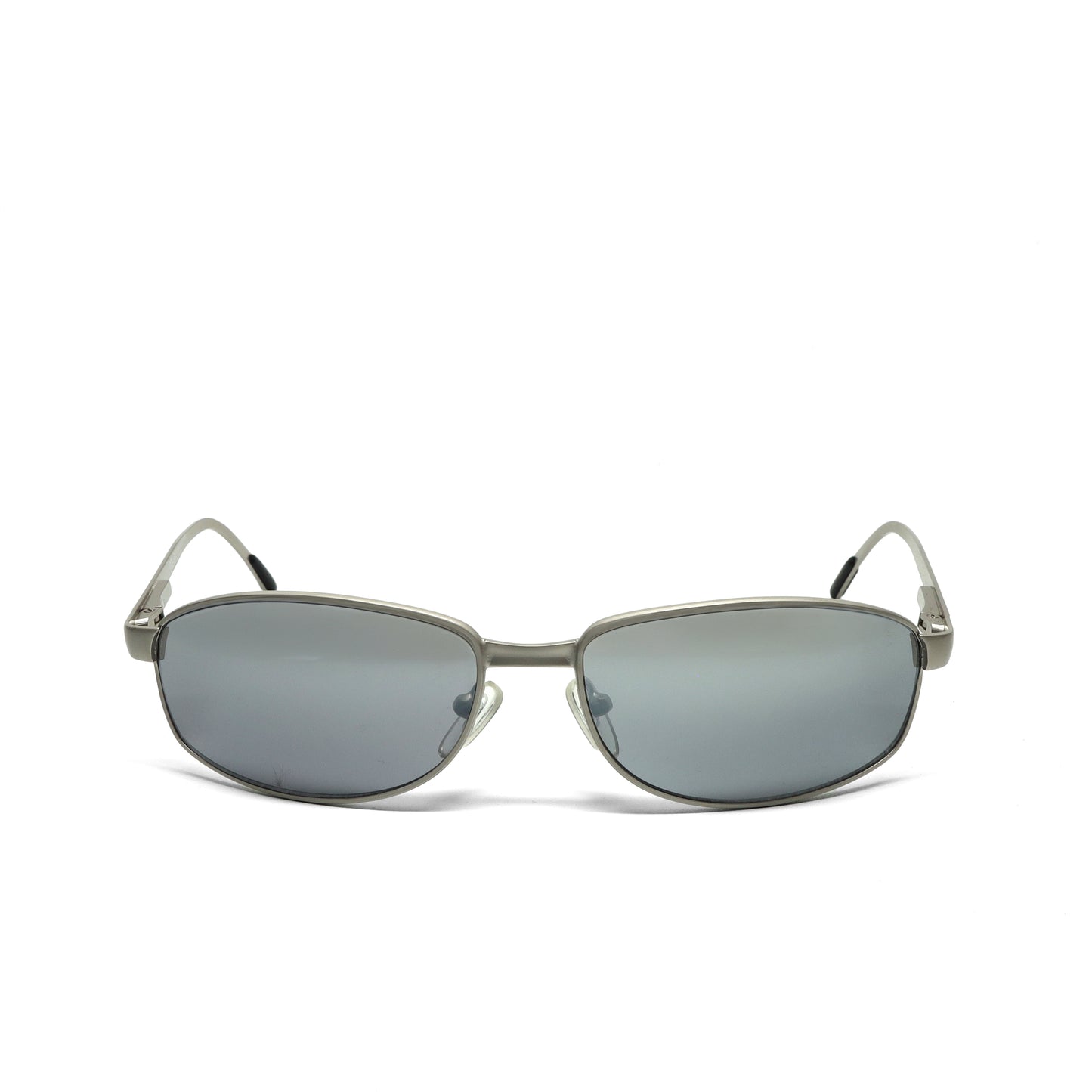 //Style 1485// Vintage 90s Wire Rectangle Sunglasses - Matte Silver
