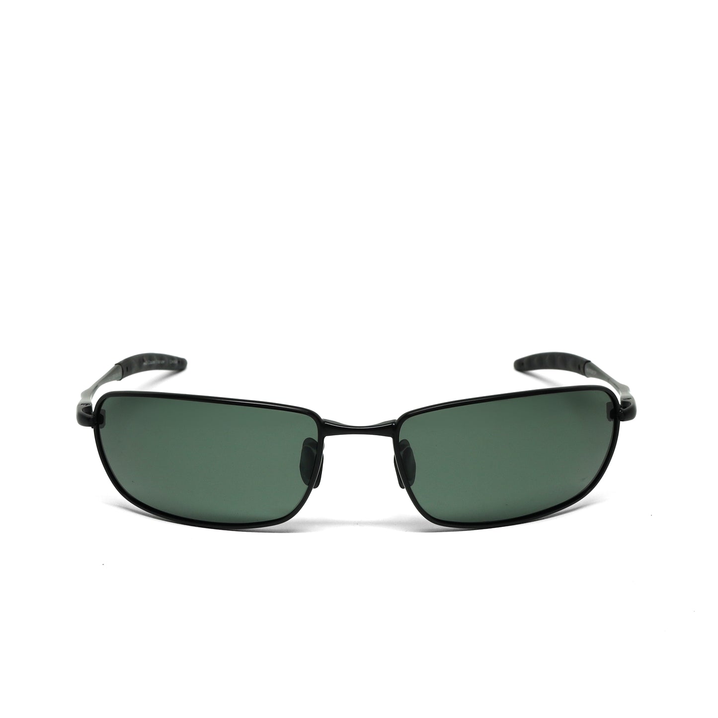 //Style 853// Polarized Vintage 90s Wraparound Wire Sunglasses - Black