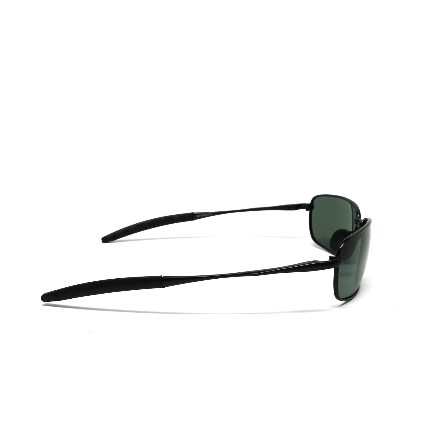 //Style 853// Polarized Vintage 90s Wraparound Wire Sunglasses - Black