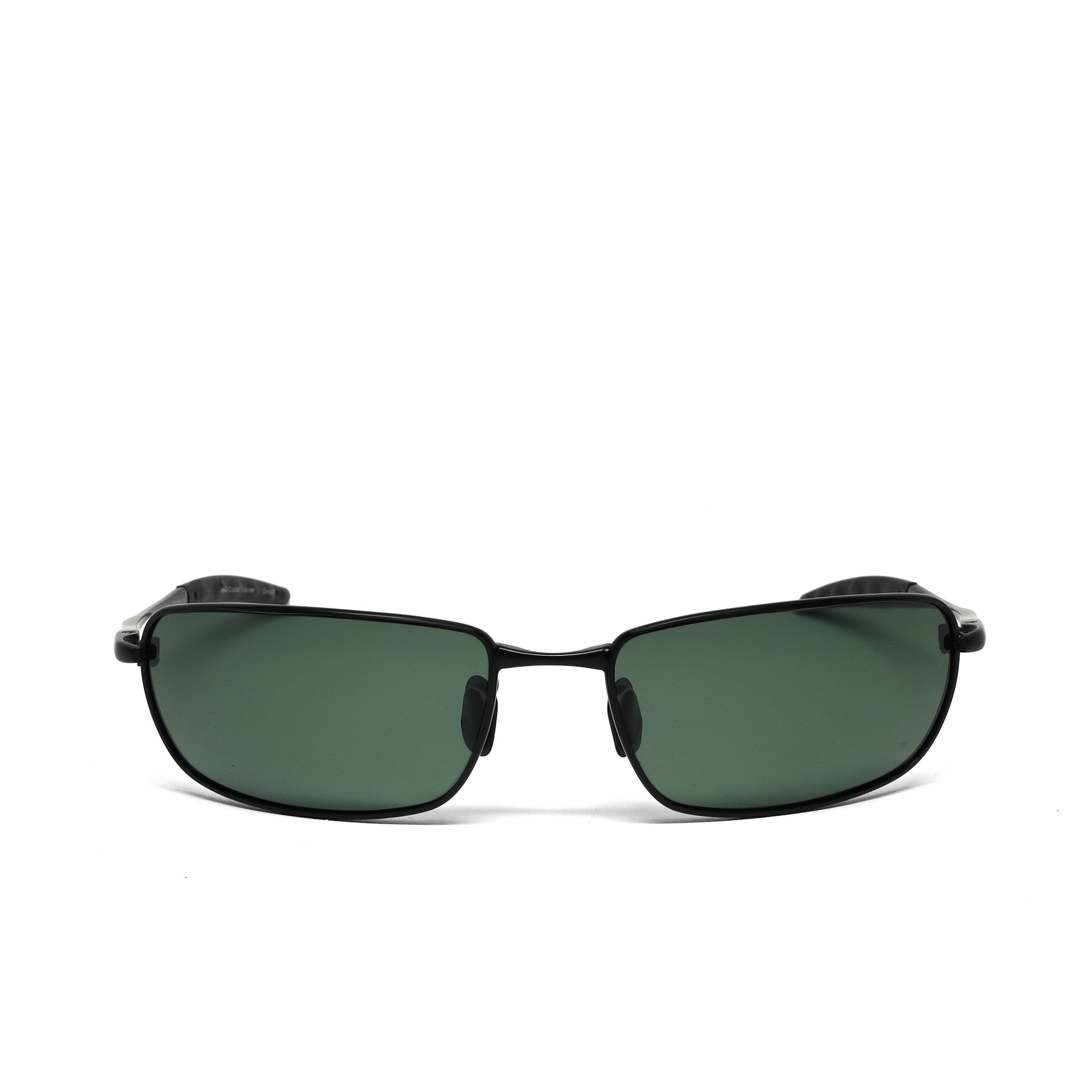 Style 853// Polarized Vintage 90s Wraparound Wire Sunglasses - Black