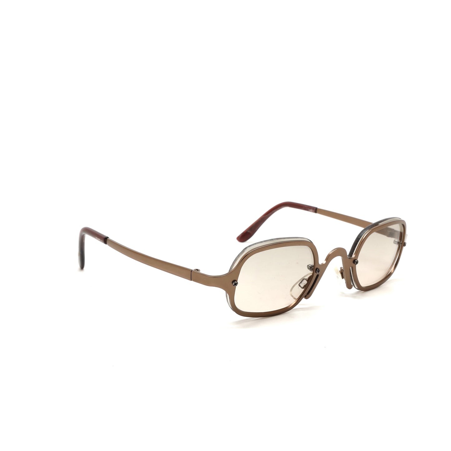 Vintage Standard 1997 Rectangular Frame Sunglasses - MultiColor