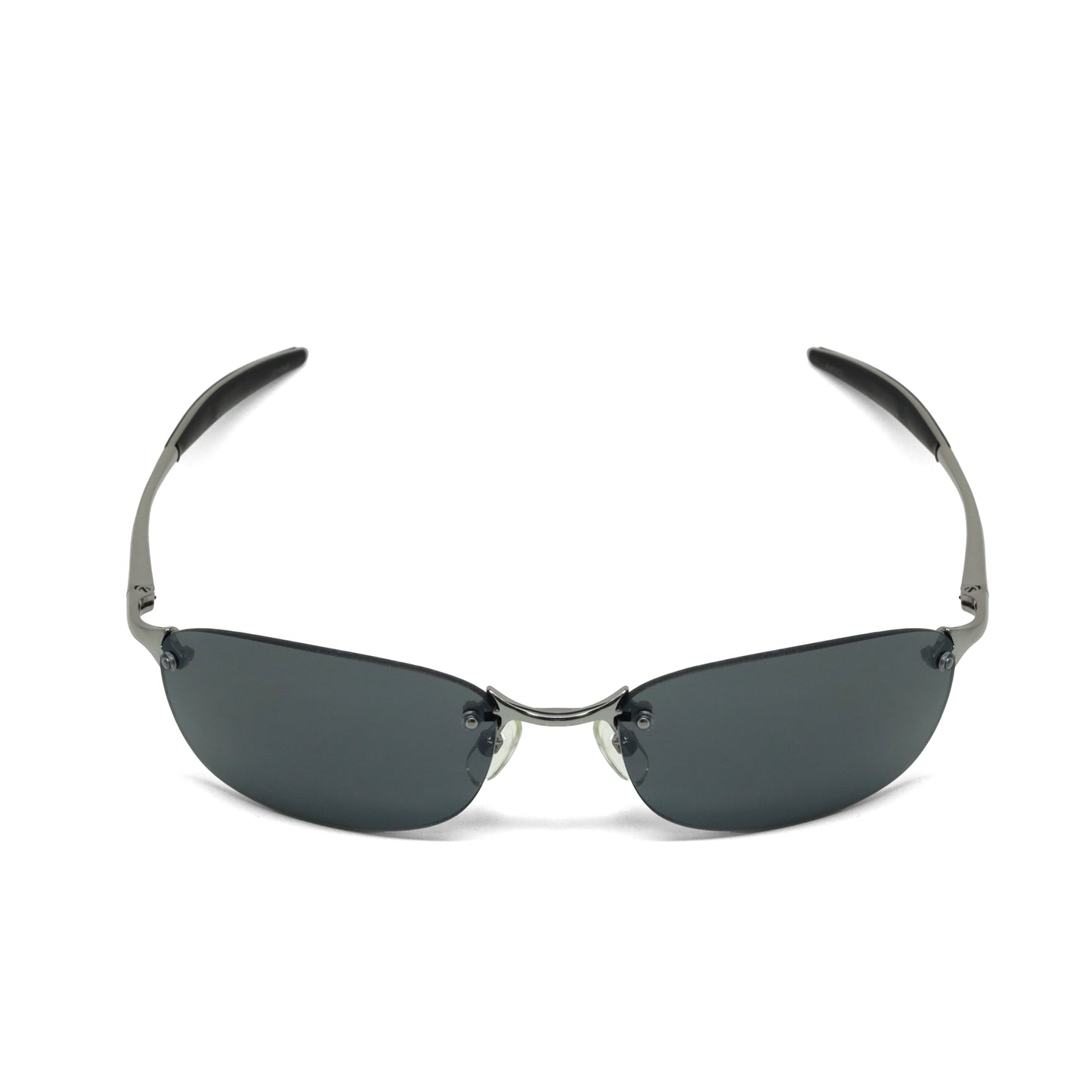 //Style 2569// True Vintage 90s Narrow Wraparound Sunglasses - Grey