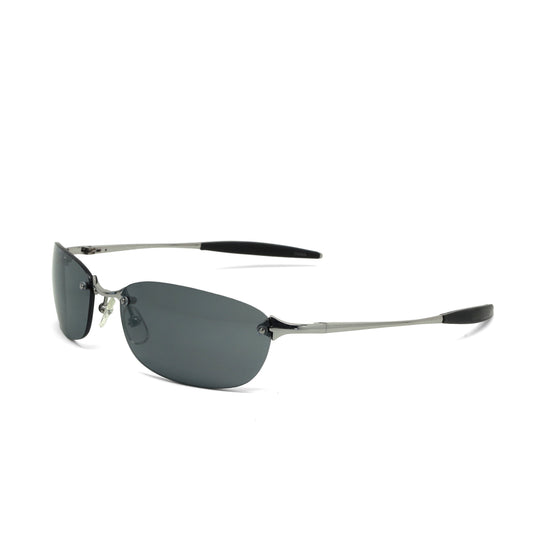 //Style 2569// True Vintage 90s Narrow Wraparound Sunglasses - Grey