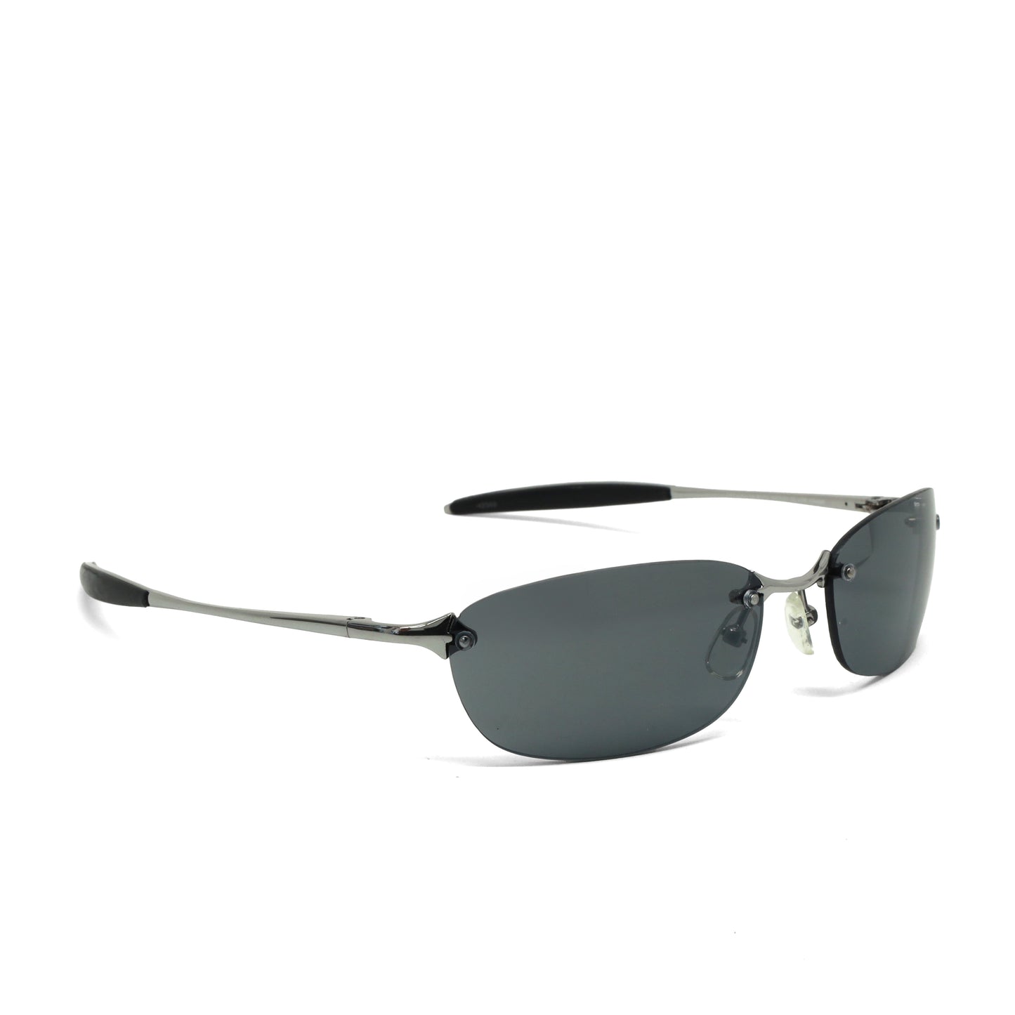 //Style 2569// True Vintage 90s Narrow Wraparound Sunglasses - Grey