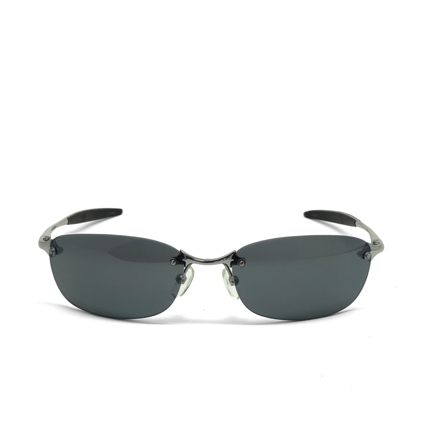 //Style 2569// True Vintage 90s Narrow Wraparound Sunglasses - Grey