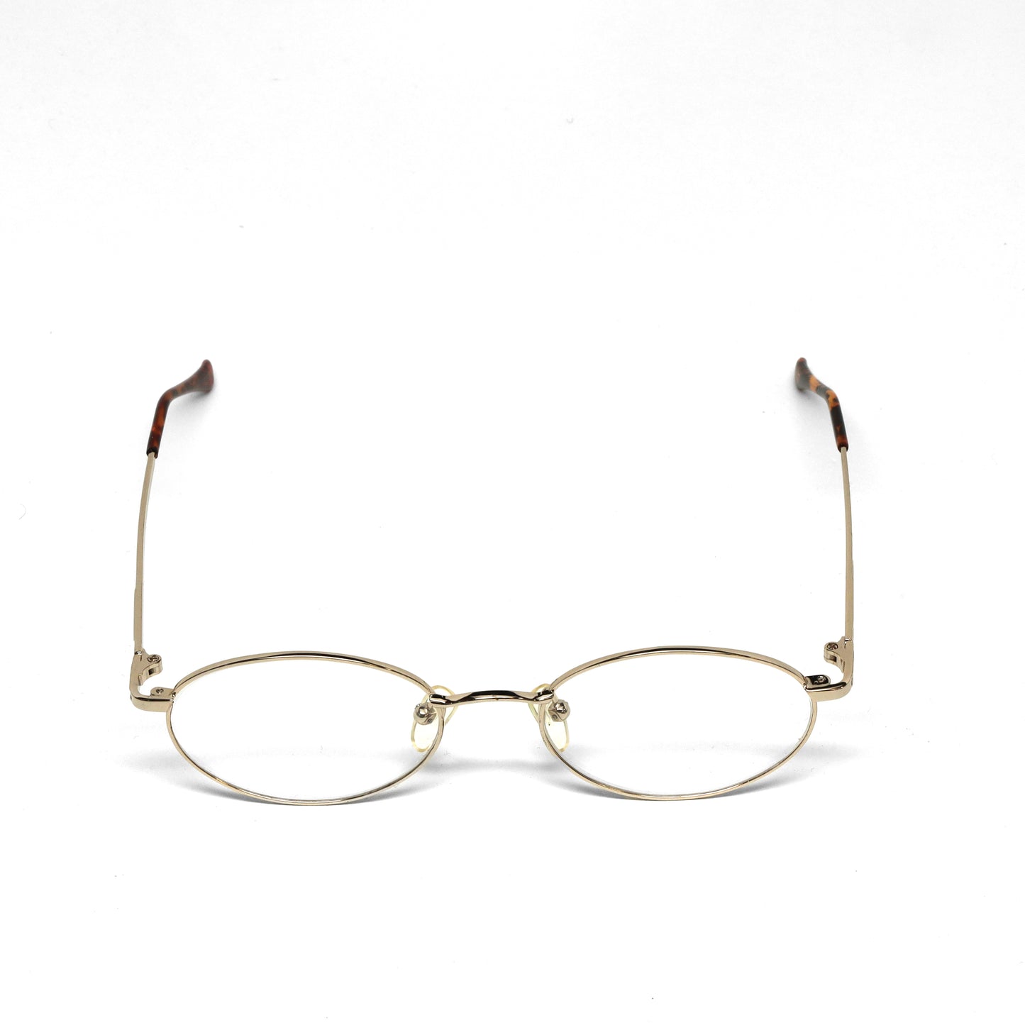 //Specs 154// Vintage 90s Classic Gold Wire Oval Spectacles