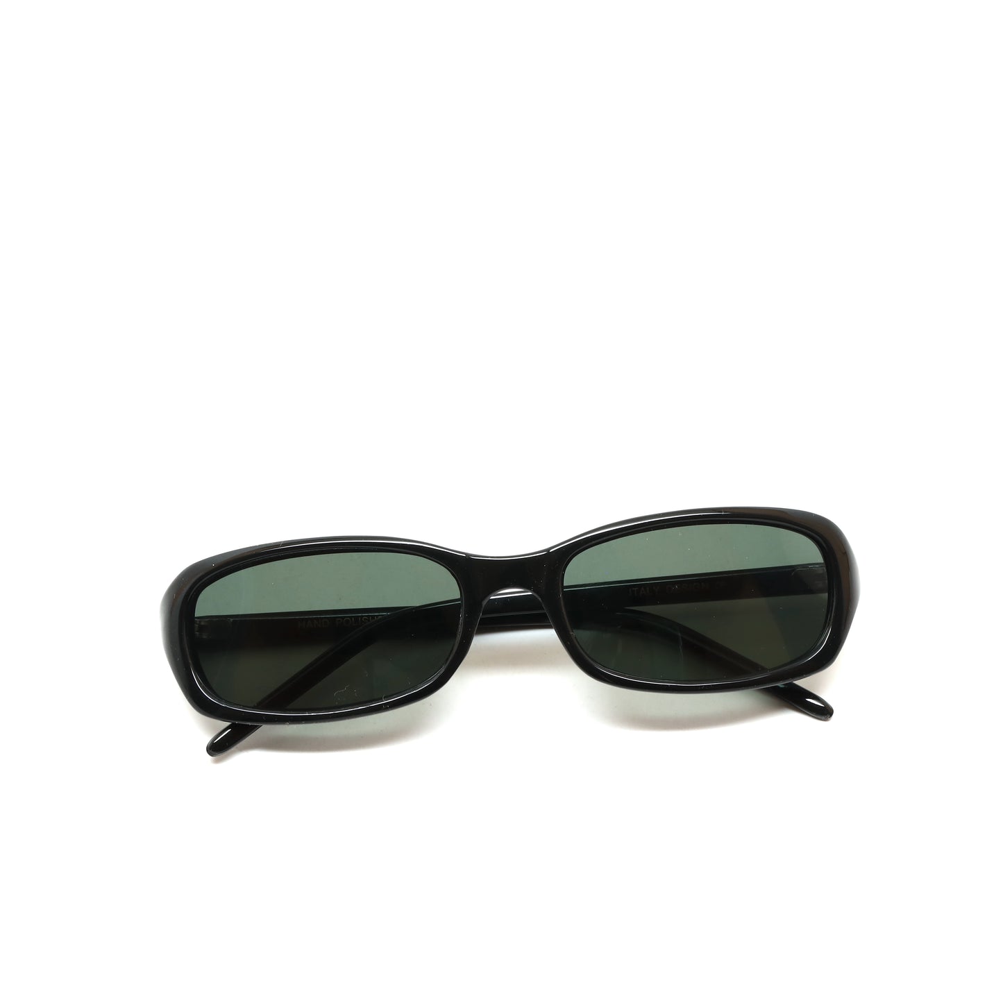 Deluxe Vintage 90s Deadstock Chic Rectangle Sunglasses - Black