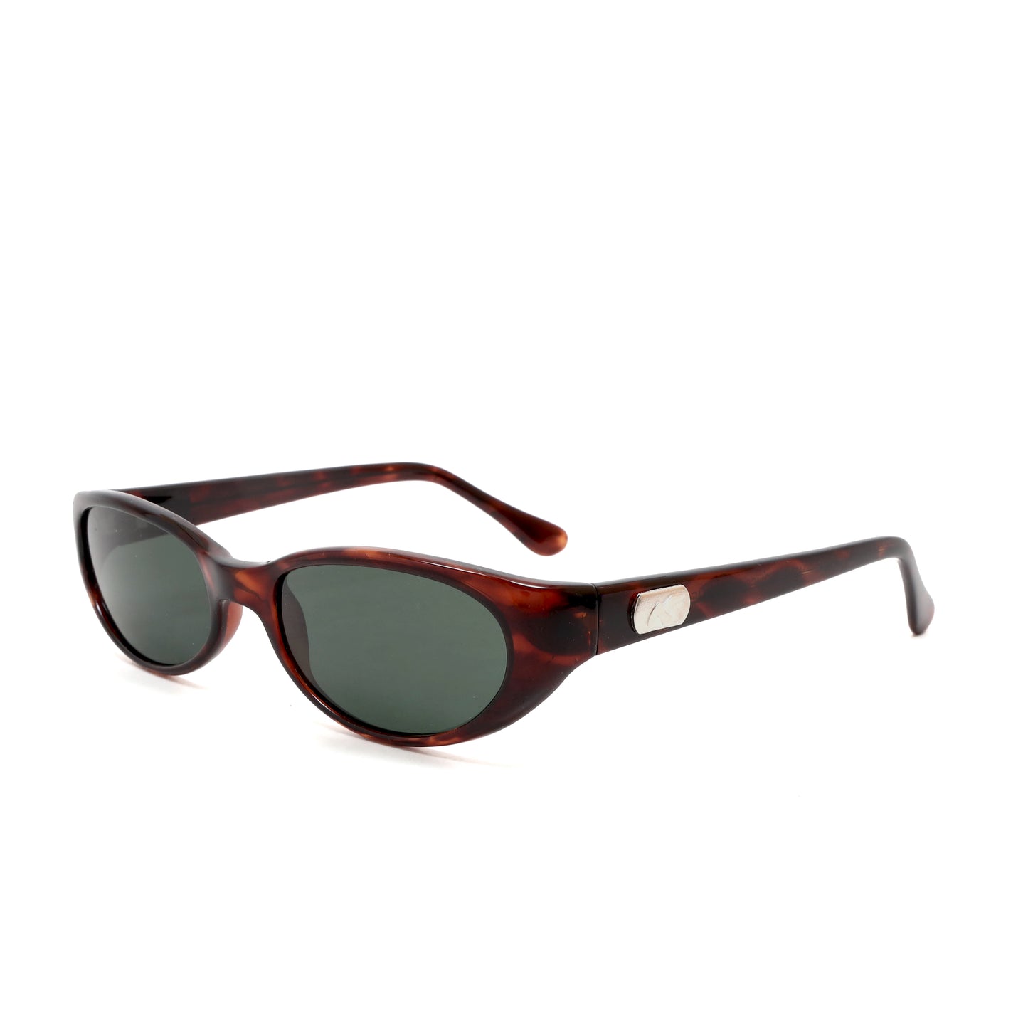 //Style 27// The Linn Frames 90s Mod Oval Shaped Sunglasses - Tortoise