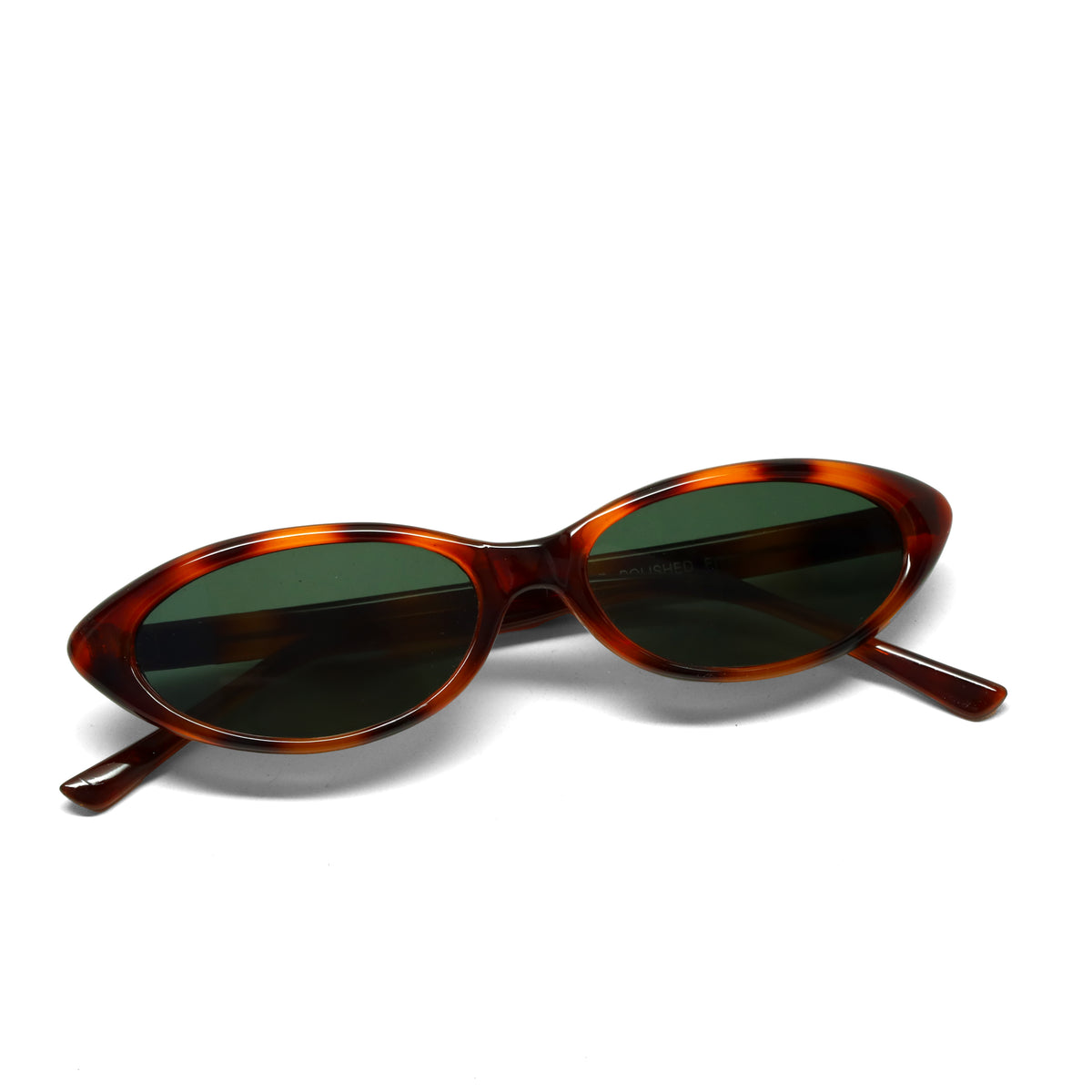 //Style 19// Vintage Small Size Benatar Triangle Sunglasses - Brown