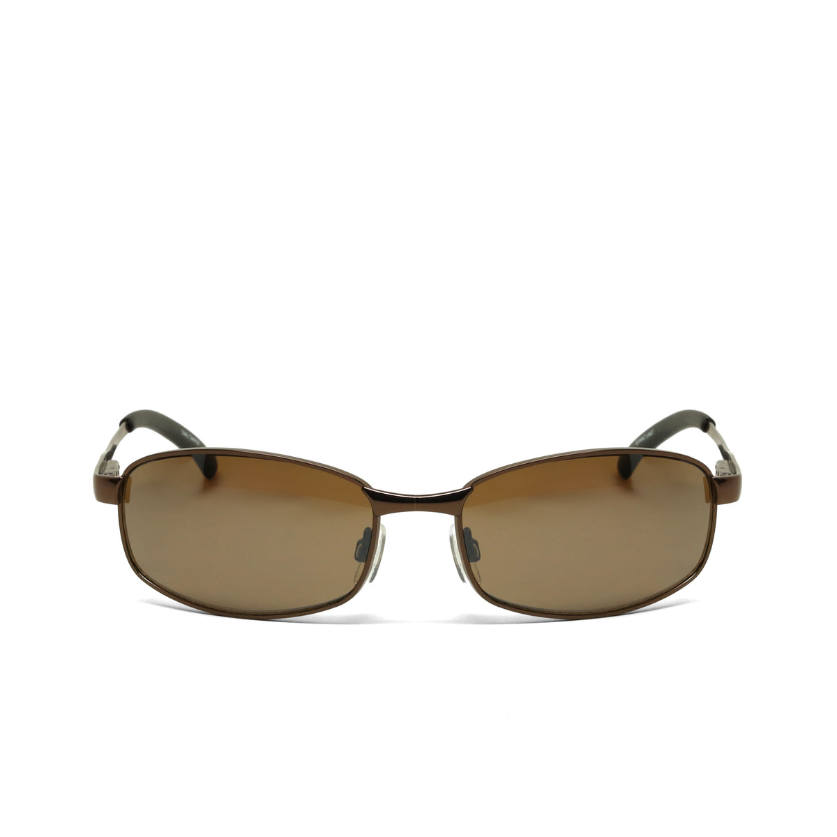 //Style 7049// True Vintage 90s Rectangle Frame Sunglasses - Bronze Brown