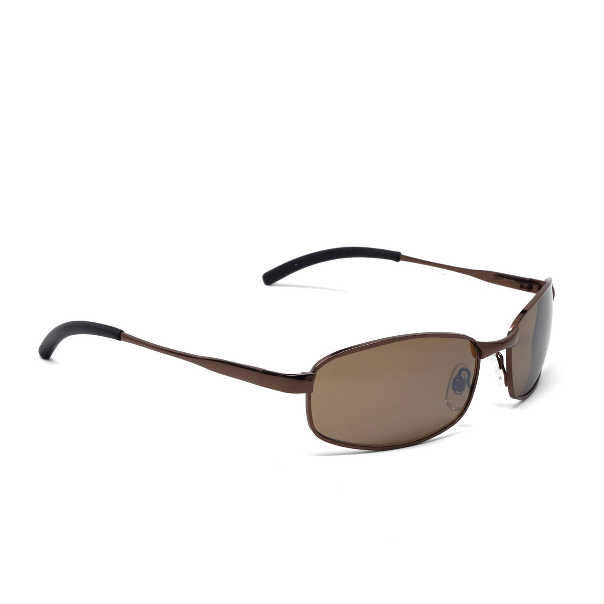 //Style 7049// True Vintage 90s Rectangle Frame Sunglasses - Bronze Brown